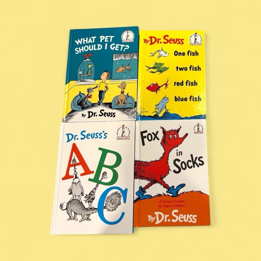Lot of 4 Dr Seuss Beginner‎ Books